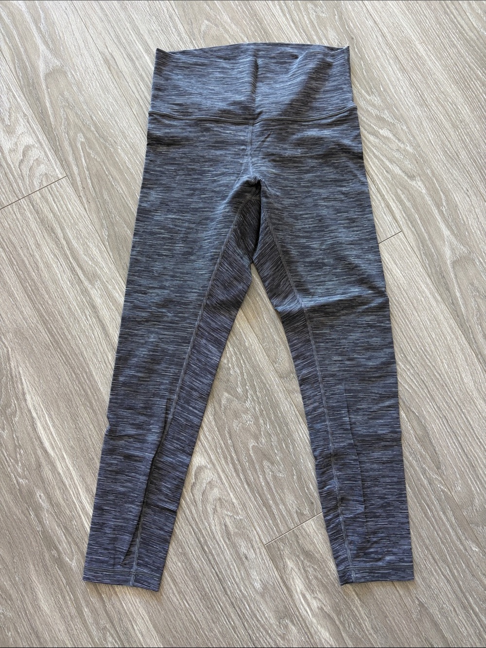 Lululemon High-Waist Heathered Gray Active Leggings